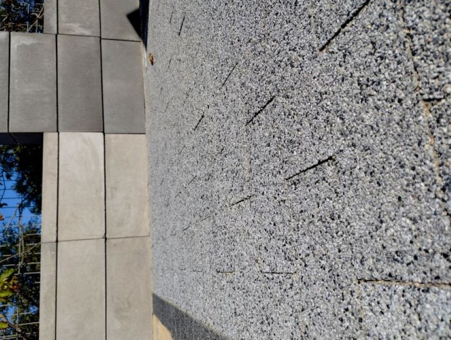 Fragment nawierzchni z płukanej kostki Holland Deco